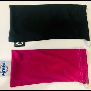 FOUR Oakley Microfiber Bags for Sunglasses
